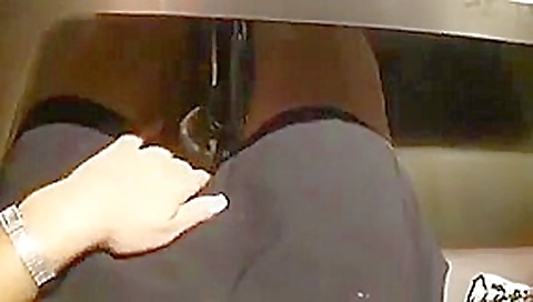 Public sex - fun in burger king