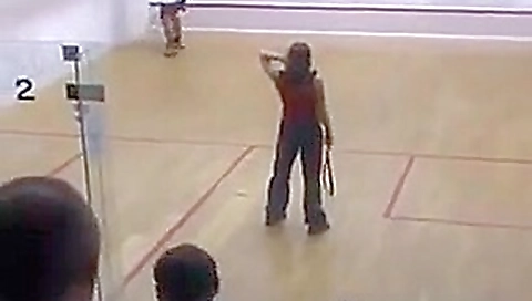 Strip squash, and what happened after the game Strip squash, and what happened after the game
