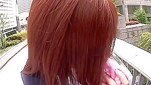 Exotic Japanese whore in Fabulous teens 18+, Red Head JAV scene