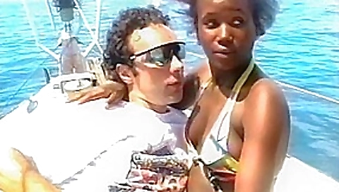 African teen 18+ Rescued Off The Coast Pays Gladly With Her Pussy Getting Railed Outdoor In Public Beach