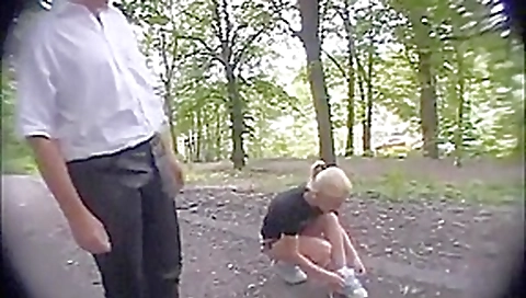 Innocent German teen 18+ Face Covered In Cum In Public