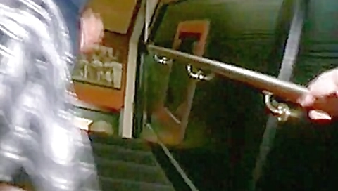 Swingers in adult store