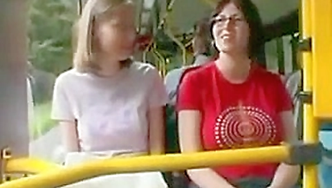 Oeffentlicher Nahverkehr ! Fuck in a public Bus !